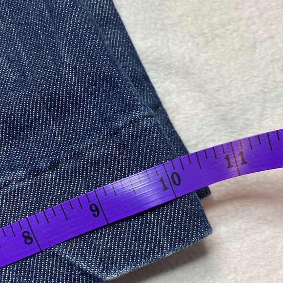 7 for all mankind dark wash dojo blue jeans size 30 - Picture 10 of 13